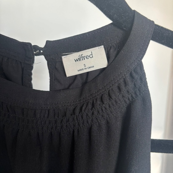 Aritzia Wilfred Black Mini Effet Dress (S) - Picture 4 of 6